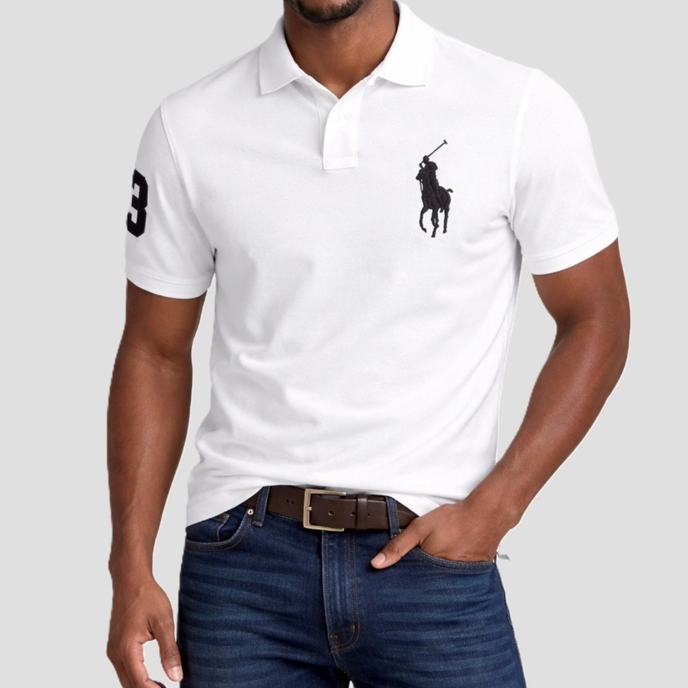 Polo Ralph Lauren men’s white large pony emblem polo sz xxl golf preppy read